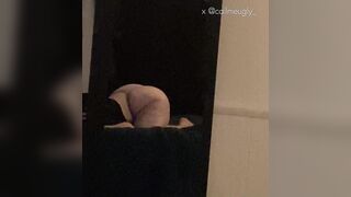 plump trans jiggling butt