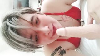 vilma le hace una mamada a hairy  