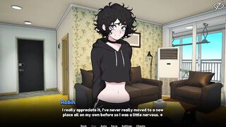 My Femboy Roommate #01 - Punk Femboy Shows Me Their Large Butt