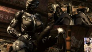 Large Shemale hentai Penis Starfire Rides Shemale hentai Raven’s Dick And Cums, Large Giant Breast Prophet Jerks Off