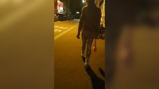 Floozy to the club in Amsterdam