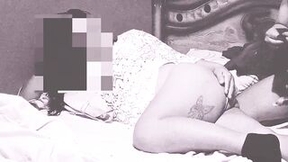 I bang an exquisite large-booty trans and I stick my jock unfathomable inside her