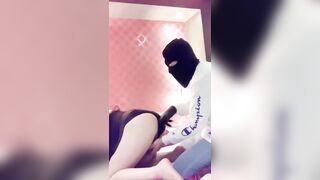 It sucked my large schlong and I cum suck screw twice