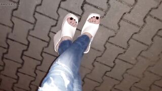 platform wedges - public crossdressing