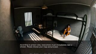 The extroverted hunk's 1st day in a maximum security prison.