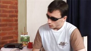 Hawt golden-haired transgeder doxy takes a large knob in the butt