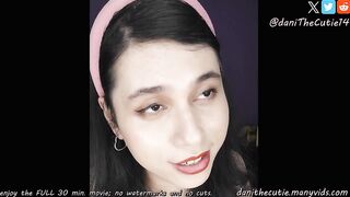 hot fantasy shemale DaniTheCutie sits on u during the time that intimately sucking your weenie JOI