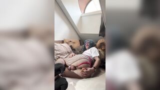 Nerdy Sissy Angel Anna: Sucking, Banging, Riding & short Booty to Throat with Sextoy - Amateur Solo Porn