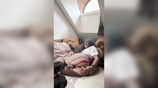 Nerdy Sissy Angel Anna: Sucking, Banging, Riding & short Booty to Throat with Vibrator - Amateur Solo Porn