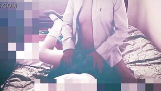 Banging a screaming transvestite who implores for wang in her butt