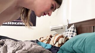 Insatiable Trans Cutie Plays with Screw Machine