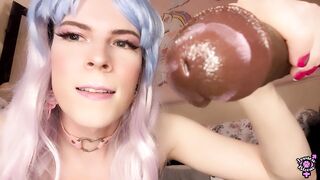 Sissy Jessica Bloom Teaches U How To Suck Penis And Gulp Cum