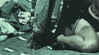 Making a female transvestite groan, I break her booty in 2