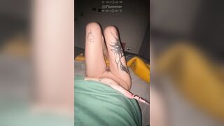 SEXY TRANS ANGEL LARGE COCK MASTURBATION
