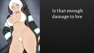 Princess Hibana from FireForce trains u to be a sissy joi cei with sex-toy domination