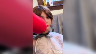 Slutty for a haircut