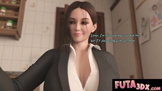 Futa3DX - Sexy Large Dicked Futas Screwing Hard - Comic