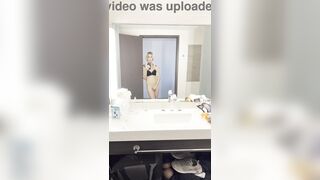 Hot Crossdresser Jerking Off in Las Vegas
