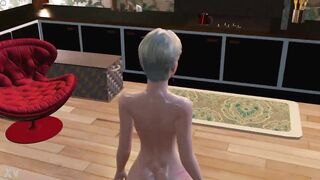 Transvestite Drop fast spunk fountain