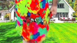 Playful femboy teasing with petticoat in windy street