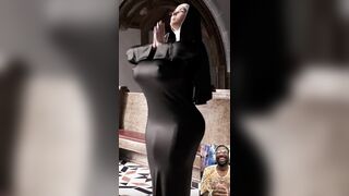 The Lord Answered The Holy Prayers Of This Excited Nun And That babe Grew A Lengthy Hard Futanari Schlong