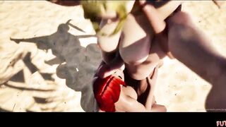 Futa3DX - Large Tittied , Large Dicked Futas Join In BANG CIRCLE