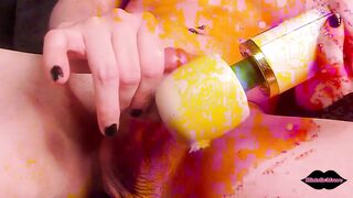 "Smack Me" Spunk fountain Disrobe n Tease