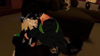 Femboy ASMR In VrChat With A Sex toy And a Lover