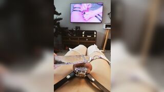 Cage integrity during the time that watching foot fetish - Yumeliko