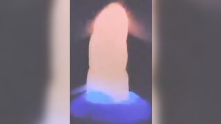 T-Hotty Breeded in the darksome by phosphorescent sex toy