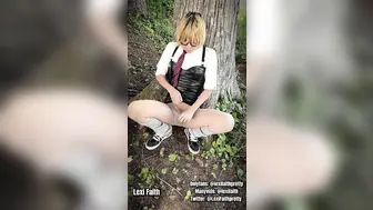 Outdoor Sissygasms and Cums at Park