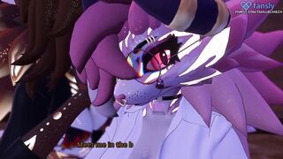 Stressed and overworked Secretary suck hung Futanari studhorse to destress // VRChat Fur Oral ERP