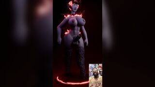 A Giant Transgender Jock Large Milky Breast Demon Waifu U Would Wish On Your Computer Desk