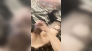 TS Kristi Jerks Her Large Penis