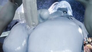 Transgender Jessie Jerks Off And Cums, Hard Trans Shlong Ranni Gets Anal Screwed