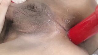 Thai angel masturbate her weenie