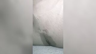 Soaked FTM Snatch Squirting in Pajama Panties