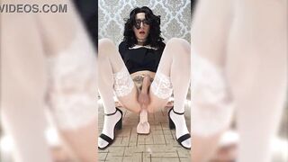 Trans cutie Eva Groth became a sexology teacher. Full movie scene on the channel