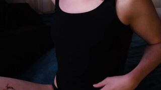 Alternative trap playing with their bazookas and cumming