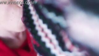 Cute trans gal suck a large schlong in advance of a coarse anal pounding