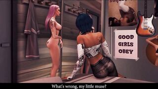 HAWT FUTANARI DRUMMER CREAMPIES GROUPIE FLOOZY DURING THE TIME THAT ON JOURNEY - SIMS 4