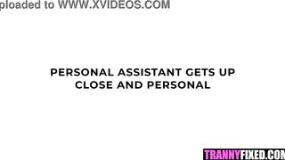 Personal Assistant Gets Up Close And Personal Jade Venus, Sage Roux