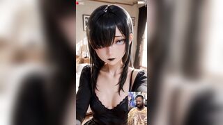 Aerith Jerks Off Gorgeous Banging Tifa, AI Generated