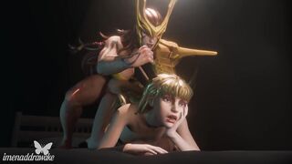 Marvel Rivals Angela Shemale hentai Screwing Magik Doggy style