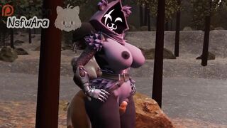 Meowskull smack the Raven Team Leader Twat