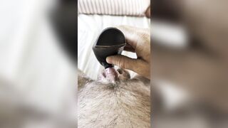 Trying fresh toy on T rod. Sucks my dong valuable!!!