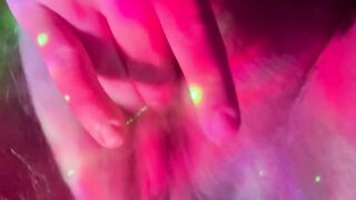 Schlong-caption: masturbating into the void (t-shlong and fake rod)