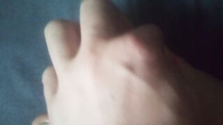 Playing With My Cute Barefeet And My Clitoris (No Audio)