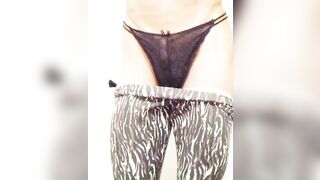 Youthful femboy showing off.