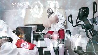 Mumbai Sissy Gurl Femboi Large Boobs Blond Megaballs - Visit my Fansly and LICK MY HEELS NOW !